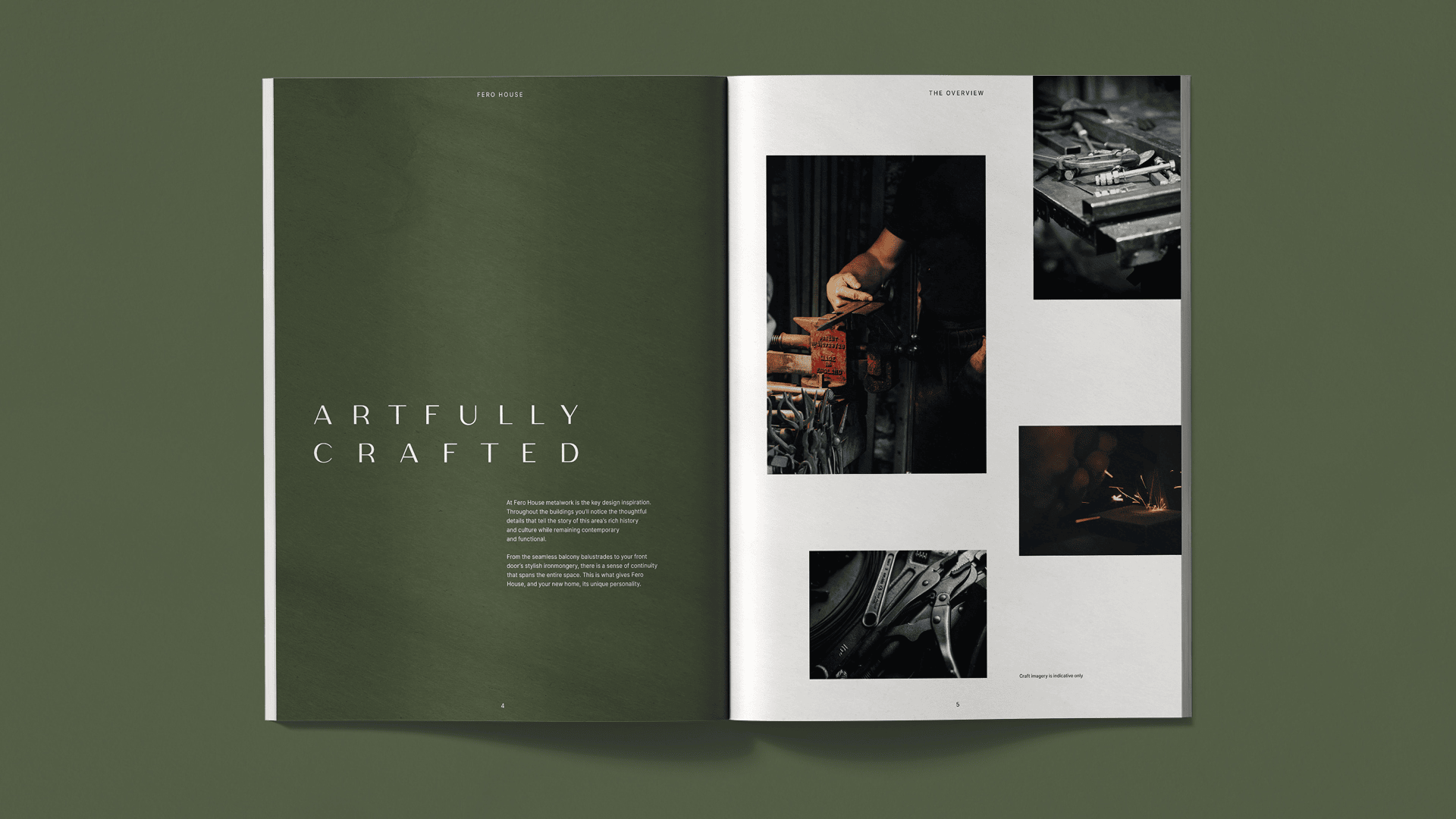 Lombard brochure craft spread